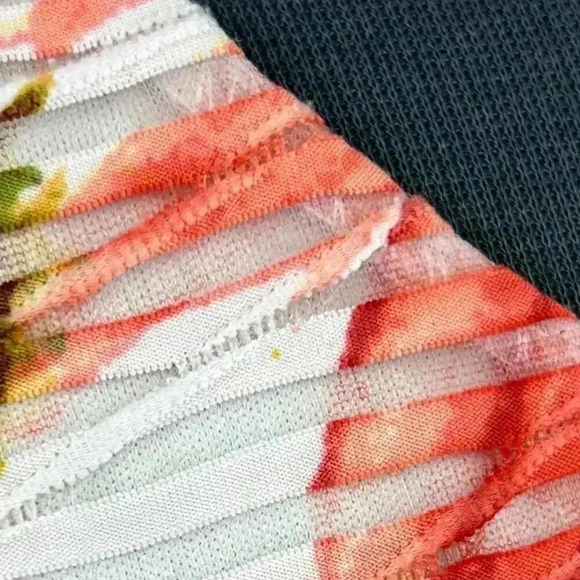 RONNI‎ NICOLE ladies floral multi-colour size 12 midi lined zippered dress - Picture 11 of 14